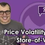 Cryptocurrency price volatility