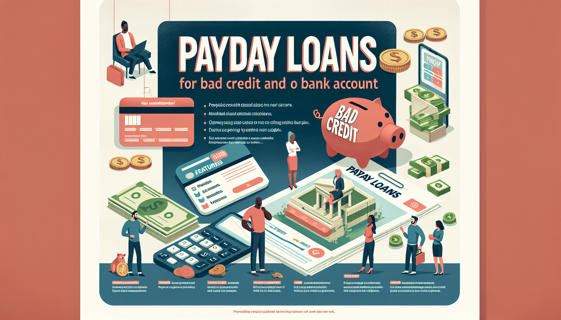 Payday Loans for Bad Credit and No Bank Account